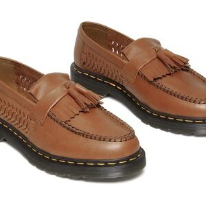 Dr. Martens Brown Leather Tassel Loafers